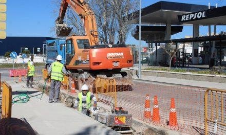 Fase final en las obras de la Avenida Cristo Rey y Avenida 28 de Febrero de Úbeda