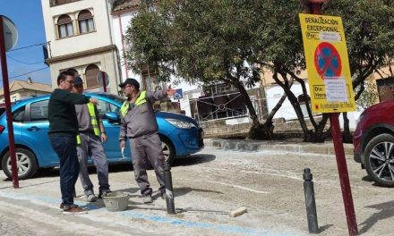 Labores de mantenimiento y adecuación para la Semana Santa ubetense