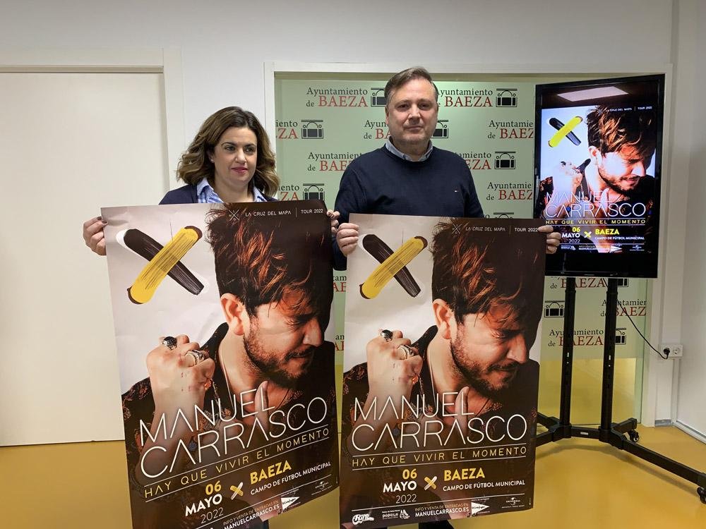 Presentación del concierto de Manuel Carrasco.