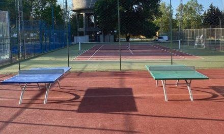 El Patronato de Deportes de Baeza cuenta con un nuevo espacio para la práctica del tenis de mesa