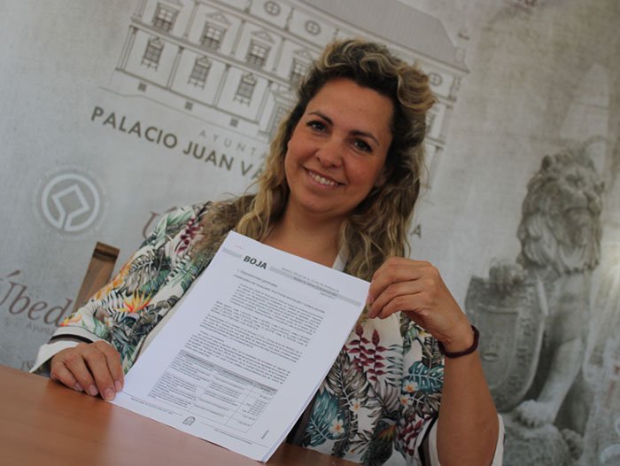 Natalia Pérez, durante la rueda de prensa.