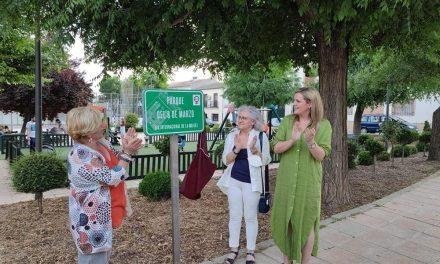 Baeza dedica uno de sus parques al Día Internacional de las Mujeres