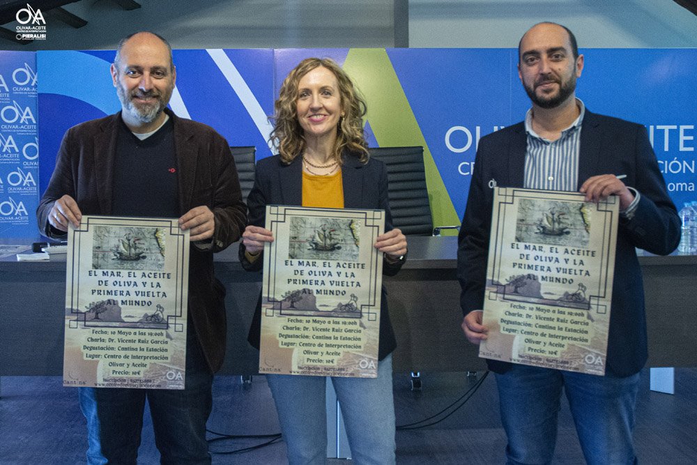 Vicente Ruiz, Soledad Román y Javier Gámez, en la presentación de esta propuesta.