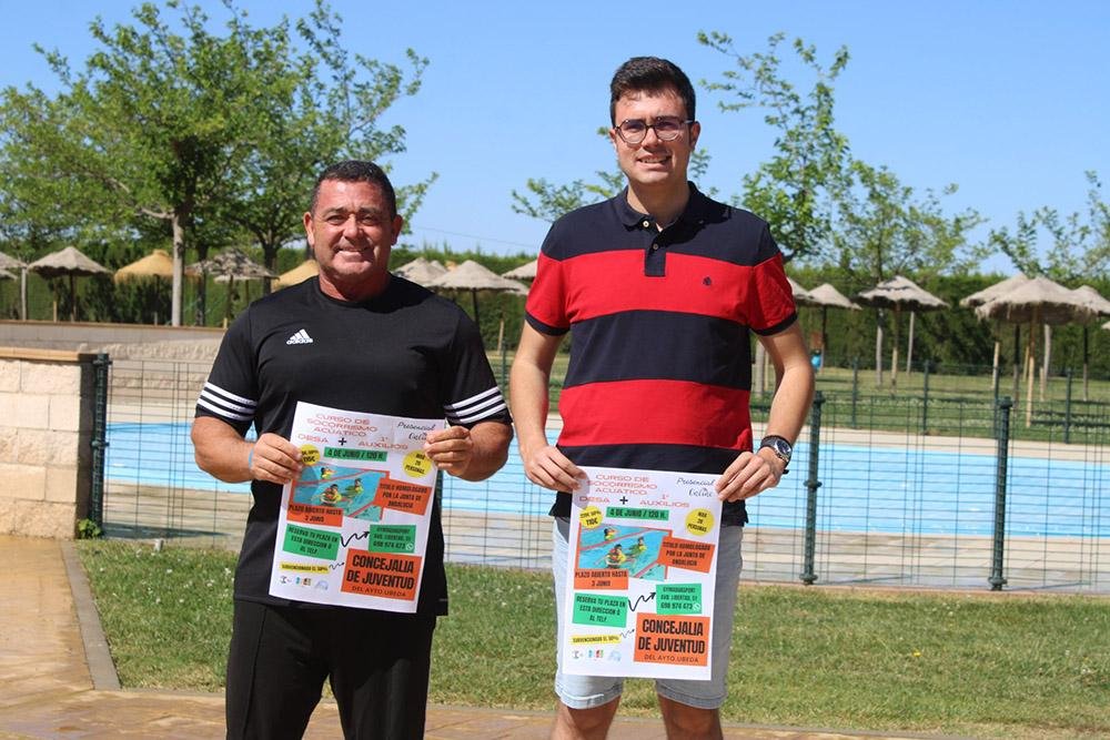 Diego Cano, Pablo Hervás, en la presentación.