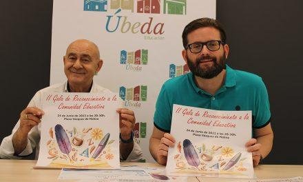 La Plaza Vázquez de Molina acogerá la II gala homenaje a la comunidad educativa en Úbeda