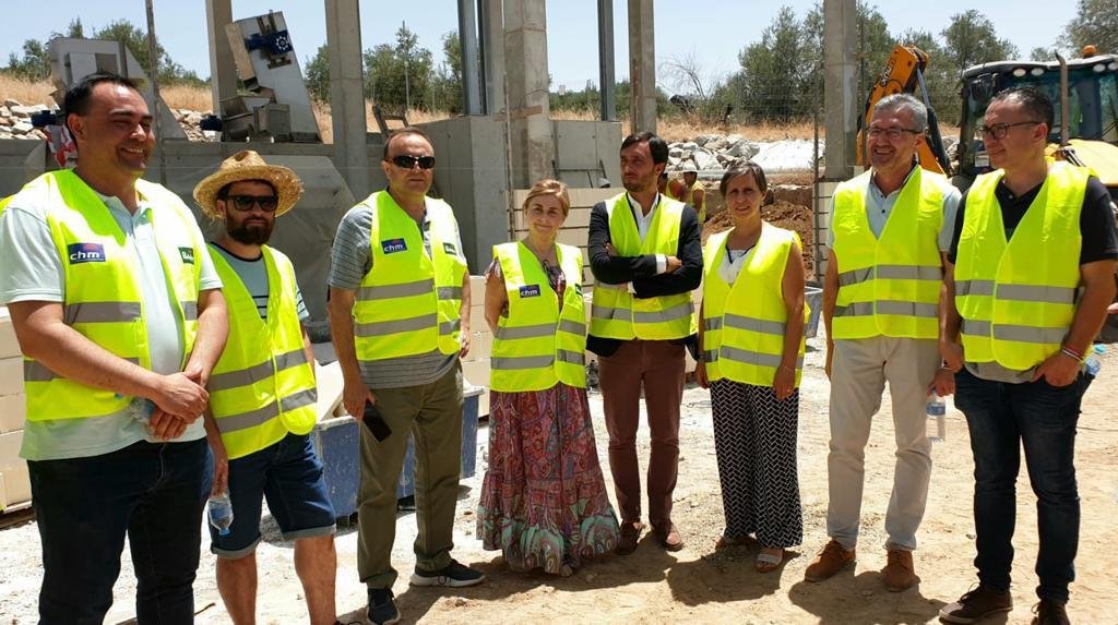 Visita a las obras.