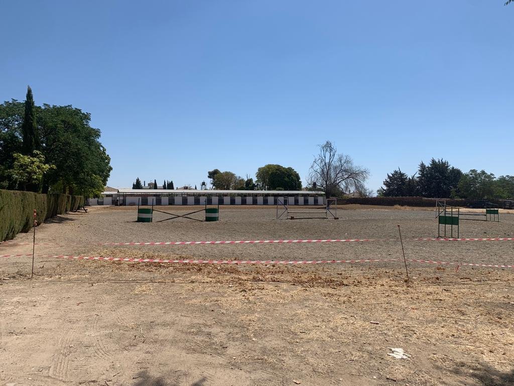 Instalaciones del recinto hípico de Baeza