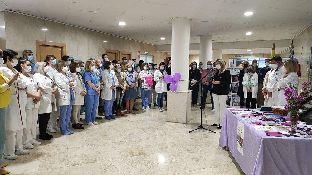 Conmemoración del 25N, en el Hospital San Juan de la Cruz de Úbeda.