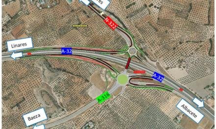 El Ministerio adjudica por 2,5 millones de euros las obras de remodelación del semienlace de la A-32 de acceso a Baeza