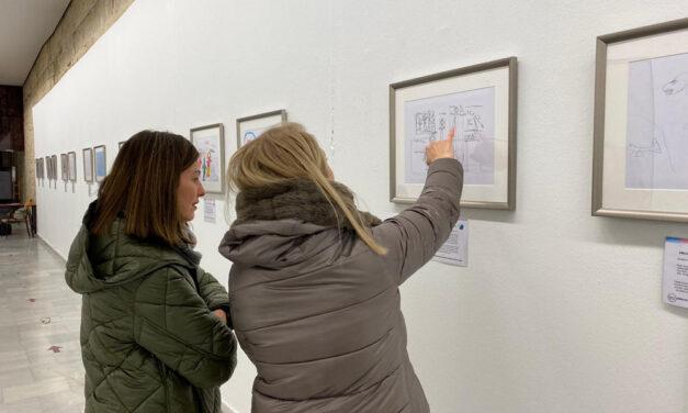 Baeza acoge una exposición de dibujos realizados por menores víctimas de violencia de género