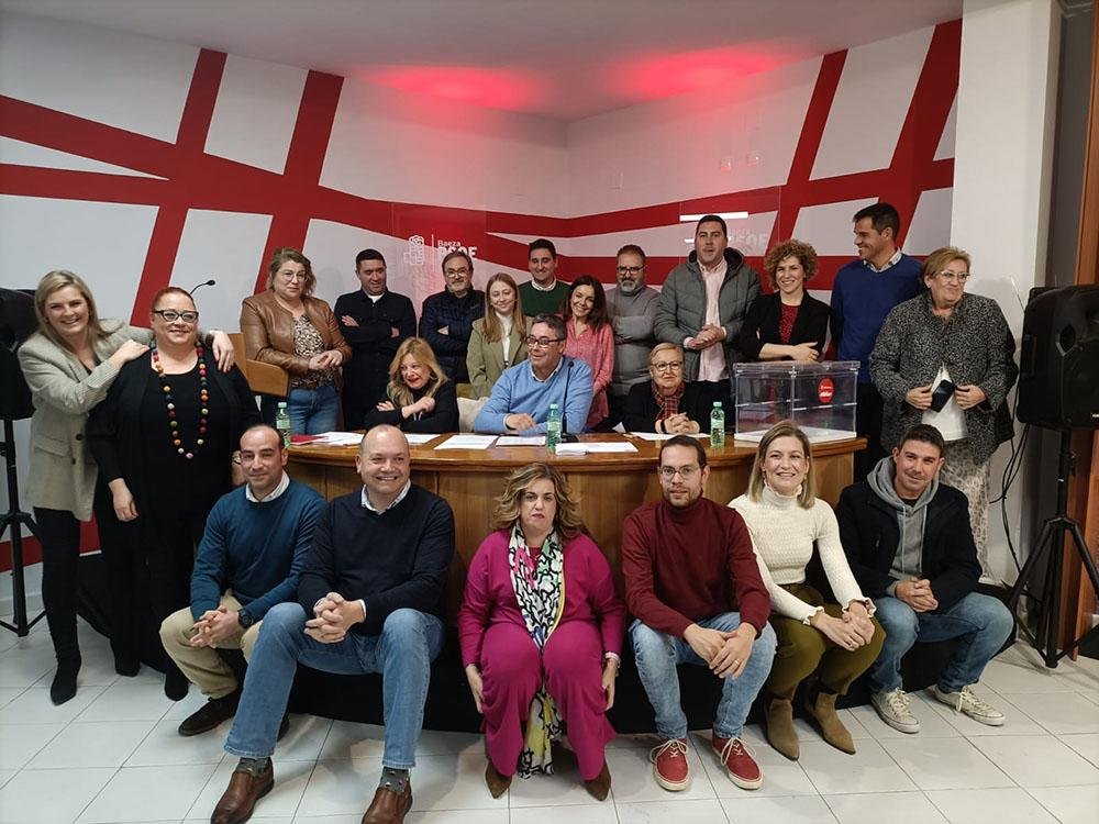 Candidatura PSOE Baeza a las elecciones municipales 2023.