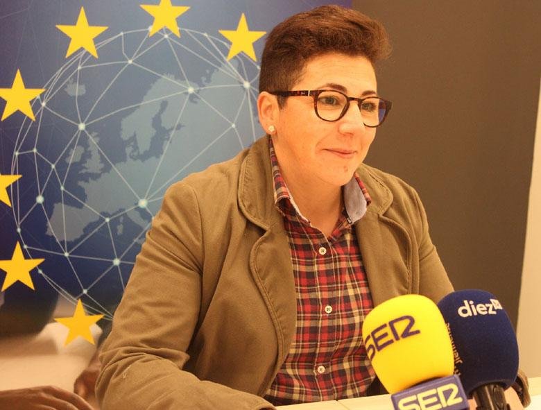 María Jesús López durante su intervención.