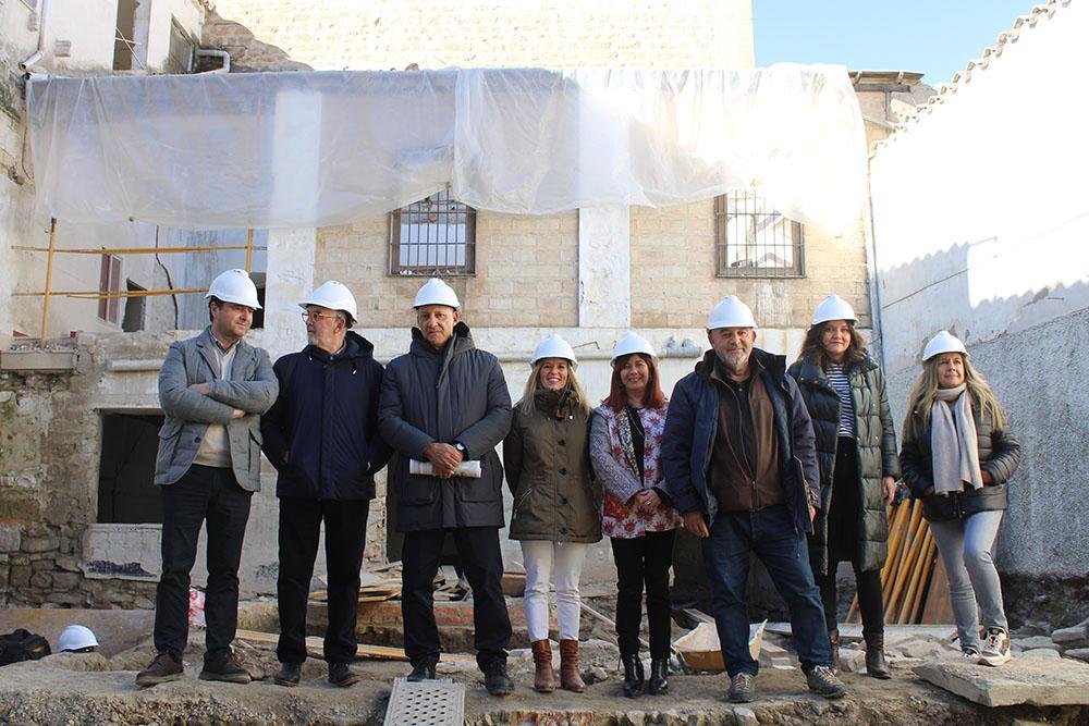 Visita a las obras que se esta realizando en el Palacio de Marqués de Mancera./Úbeda-Comarcal.