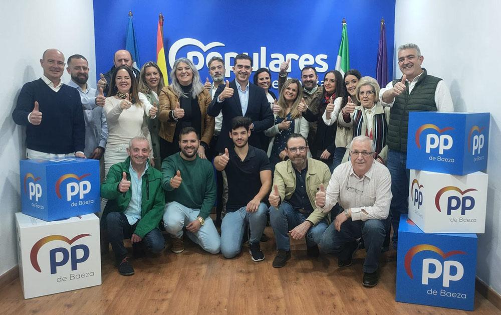 Candidatura del PP de Baeza a las elecciones municipales 2023.
