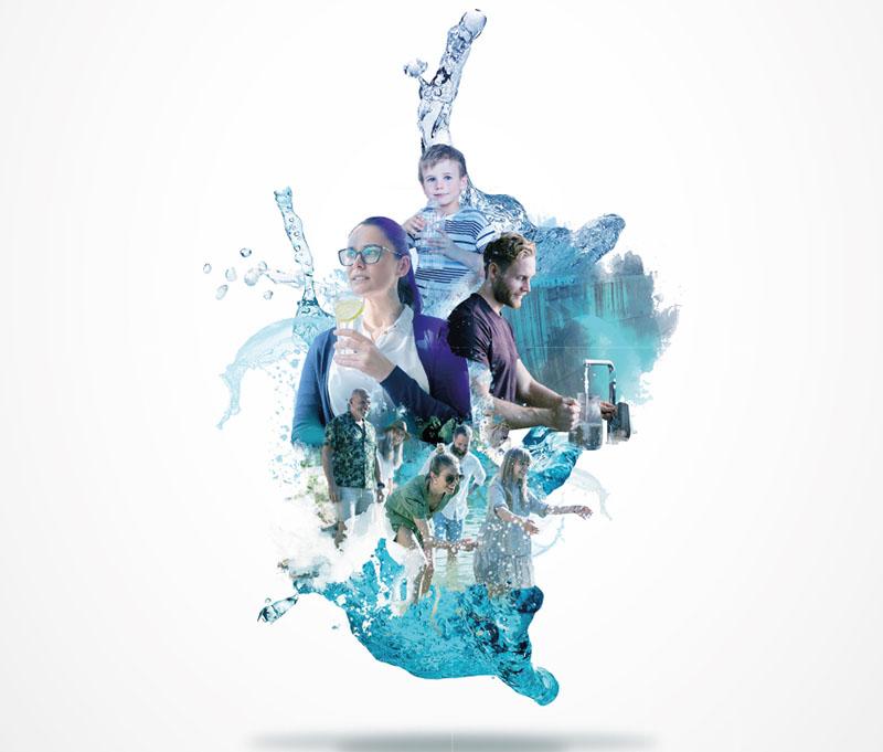 Cartel de las jornadas promovidas por Diputación sobre el uso eficiente del agua.