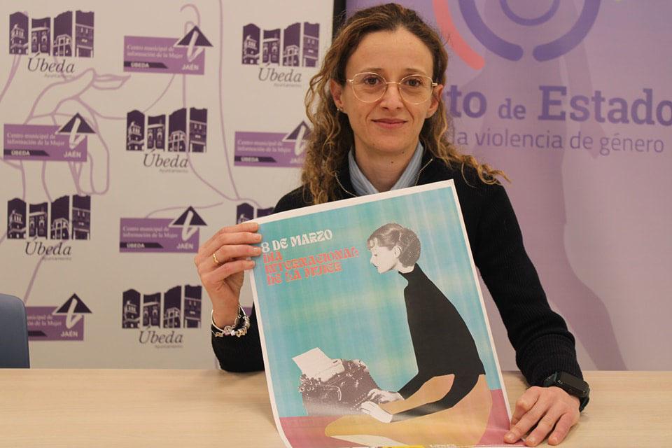 Francisca Isabel Millán, en la presentación de las actividades del Día Internacional de la Mujer.