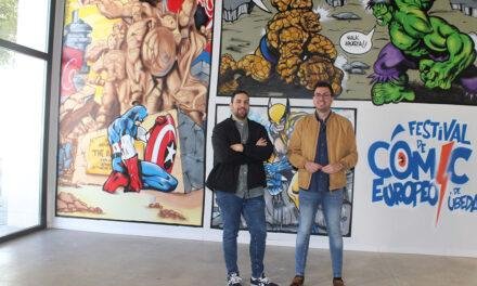 Úbeda celebra el Día Nacional del Cómic con la inauguración de un mural temático