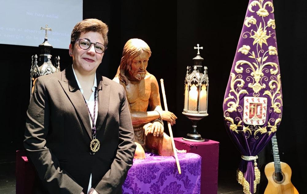 María Jesús López Morel, durante su Pregón.