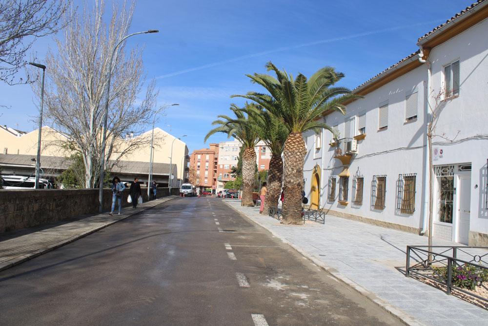 Imagen de la calle Sevilla tras su remodelación