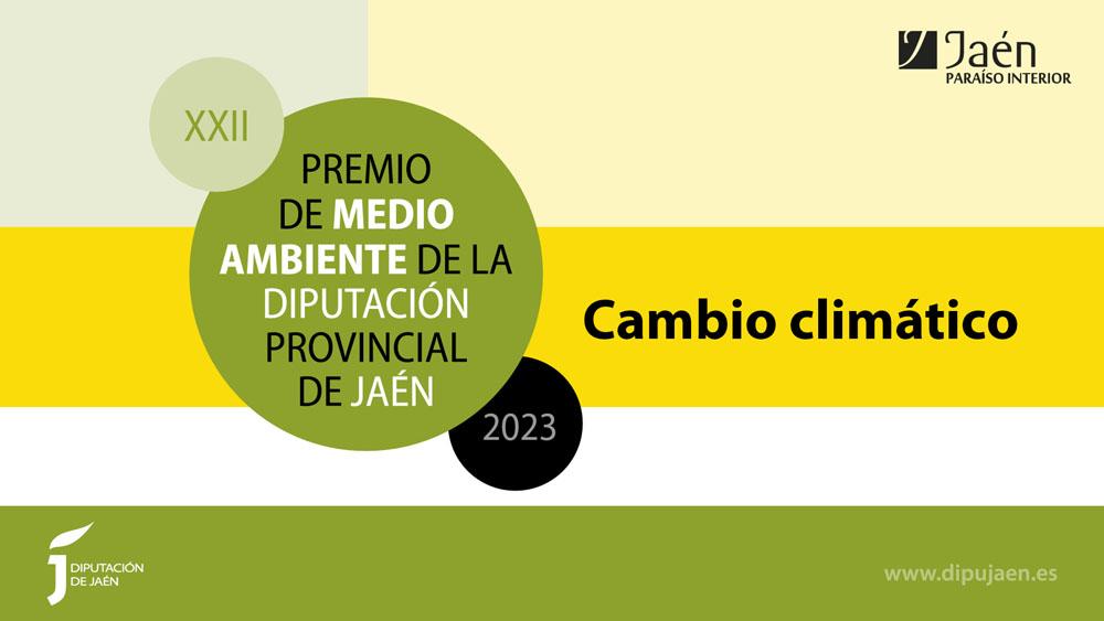 Cartel del XXII Premio de Medio Ambiente de la Diputación.