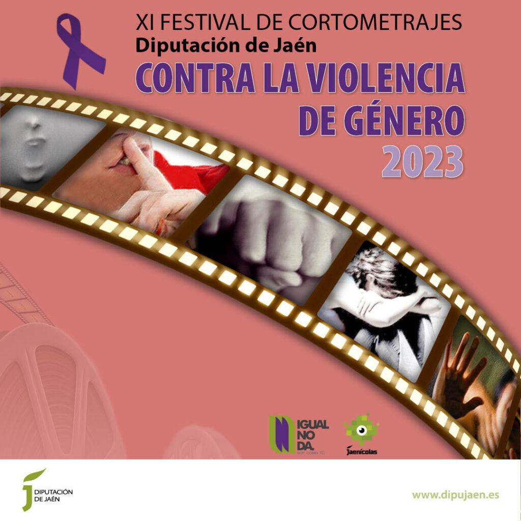 Cartel del XI Festival de Cortos contra la Violencia de Género.